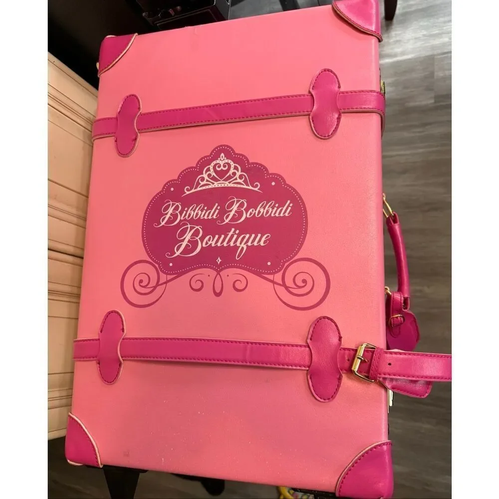 Disney Parks Bibbidi Bobbidi Boutique Disney Fantasy Cruise Ship Luggage Pink OS